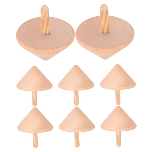 ARTSEWPLY 8Stücke Holz Kreiselspielzeug Teiliges DIY Drehspielzeug Massivem Holz für Fördert Hand Auge Koordination und Beziehung für Kleine ARTSEWPLY 8Stücke Holz Kreiselspielzeug Teiliges DIY Drehspielzeug Massivem Holz für Fördert Hand Auge Koordination und Beziehung für Kleine von ARTSEWPLY