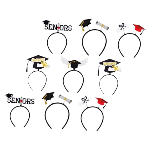ARTSEWPLY 9 Stück Teiliges Abschluss Haarreif Kreative Graduation Haarschmuck Dekoration Vielseitig Einsetzbar als Fotorequisite und Partyzubehör Modisch für Abschlussfeiern und ARTSEWPLY 9 Stück Teiliges Abschluss Haarreif Kreative Graduation Haarschmuck Dekoration Vielseitig Einsetzbar als Fotorequisite und Partyzubehör Modisch für Abschlussfeiern und von ARTSEWPLY