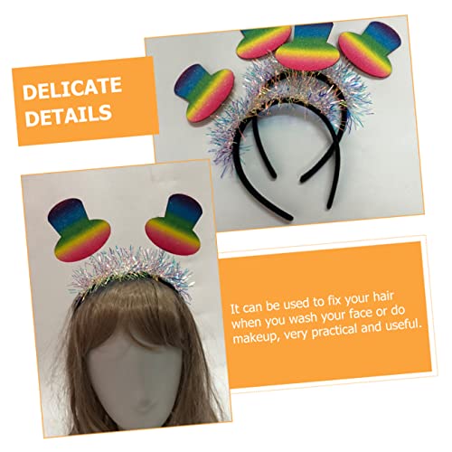 ARTSEWPLY Buntes Party Haarband mit Kleinem Hut Design Farbenfrohes Regenbogen Haaraccessoire für Karneval Kostümfest und Festliche Anlässe Geeignet für Mädchen und Familien ARTSEWPLY Buntes Party Haarband mit Kleinem Hut Design Farbenfrohes Regenbogen Haaraccessoire für Karneval Kostümfest und Festliche Anlässe Geeignet für Mädchen und Familien von ARTSEWPLY