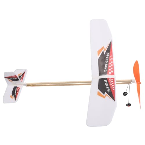 ARTSEWPLY DIY Flugzeug Modell Bausatz Gummimotor Handstart Segelflugzeug Lernspielzeug für Indoor Outdoor Party Bastelset Fördert Geduld Beobachtung Kreativität von ARTSEWPLY
