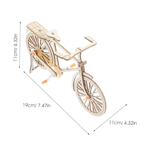 ARTSEWPLY DIY Holz Fahrrad Modell Bausatz Kleines Vintage Fahrrad Deko Robustes Eigenbau Kreativität und Teamwork Langlebiges Bastelspielzeug ARTSEWPLY DIY Holz Fahrrad Modell Bausatz Kleines Vintage Fahrrad Deko Robustes Eigenbau Kreativität und Teamwork Langlebiges Bastelspielzeug von ARTSEWPLY