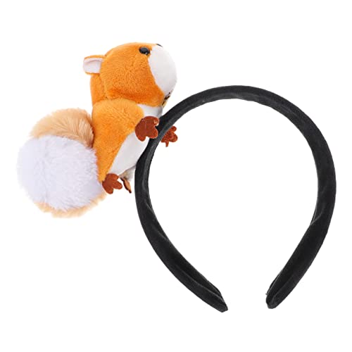 ARTSEWPLY Eichhörnchen Haarreif für Erwachsene Lustiges Tier Stirnband für Partys Cosplay und Halloween Hochwertiges Bequemes Haar Accessoire für Unvergessliche Feiern von ARTSEWPLY