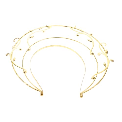 ARTSEWPLY Elegantes Damen Haarreif Kronen-headpiece aus Doppelstöckiger Spitzen-kopfschmuck für Halloween und Kostüm Stilvolle Griechische Göttin Accessoire für Party Ball und Cosplay von ARTSEWPLY