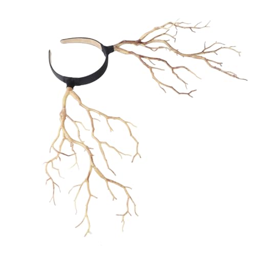 ARTSEWPLY Extravaganter Hexenhorn Haarreif aus Künstlichen Ästen Leichtes Halloween Kopfschmuck Accessoire für Damen Handgefertigt Komfortabel für Party und Fotoshootings ARTSEWPLY Extravaganter Hexenhorn Haarreif aus Künstlichen Ästen Leichtes Halloween Kopfschmuck Accessoire für Damen Handgefertigt Komfortabel für Party und Fotoshootings von ARTSEWPLY