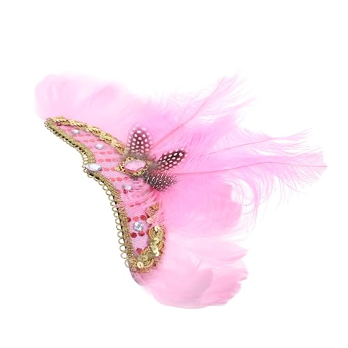 ARTSEWPLY Federschmuck Haarreif mit Pailletten Handgefertigt für Karneval Halloween Party Festival Rosa Damen ARTSEWPLY Federschmuck Haarreif mit Pailletten Handgefertigt für Karneval Halloween Party Festival Rosa Damen von ARTSEWPLY