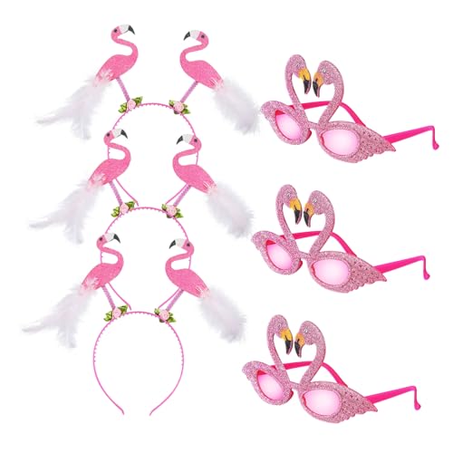 ARTSEWPLY Flamingo Kostüm Teilig mit Einzigartigem Flamingo Haarreif und Bequemen Partybrillen aus Robustem Universelle für Erwachsene Farbenfrohe Deko für Geburtstag und ARTSEWPLY Flamingo Kostüm Teilig mit Einzigartigem Flamingo Haarreif und Bequemen Partybrillen aus Robustem Universelle für Erwachsene Farbenfrohe Deko für Geburtstag und von ARTSEWPLY