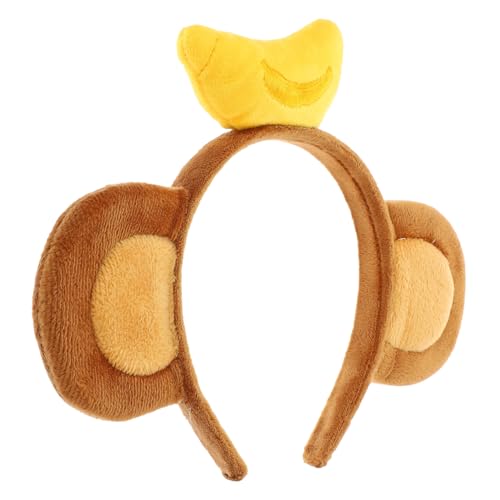 ARTSEWPLY Flauschiges Affenohren Haarband mit Banane Bequemes Tier stirnband für Verkleidung Cosplay party Geschenk für Mädchen und Frauen Hochwertiges Stoffmaterial Leicht und Angenehm zu ARTSEWPLY Flauschiges Affenohren Haarband mit Banane Bequemes Tier stirnband für Verkleidung Cosplay party Geschenk für Mädchen und Frauen Hochwertiges Stoffmaterial Leicht und Angenehm zu von ARTSEWPLY