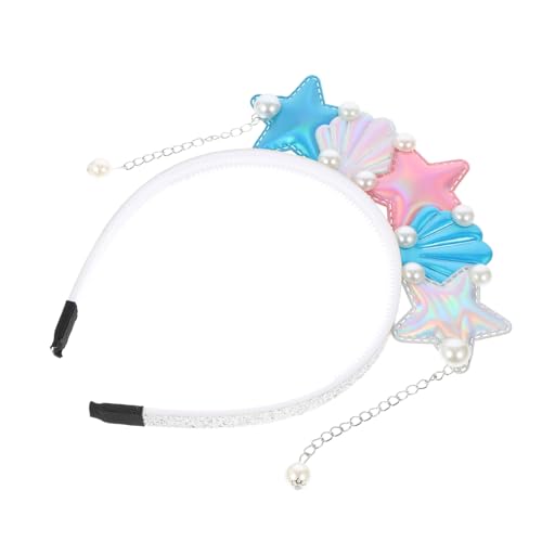 ARTSEWPLY Haarreif Meerjungfrau Motiv Muschel und Seestern Design Kostüm Zubehör für Mädchen Party Karneval Strand Blau ARTSEWPLY Haarreif Meerjungfrau Motiv Muschel und Seestern Design Kostüm Zubehör für Mädchen Party Karneval Strand Blau von ARTSEWPLY