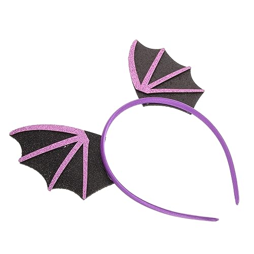 ARTSEWPLY Halloween Stirnband Fledermausflügel Teufel Design Flügel Haarreif für Damen Vielseitiges Party Accessoire für Halloween Cosplay Motto Feiern und Fotoshootings von ARTSEWPLY
