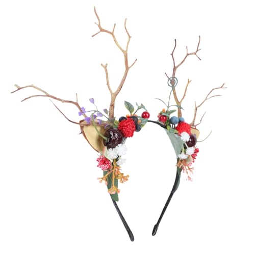 ARTSEWPLY Halloween Stirnband mit Realistischem Rentiergeweih Langlebiges Kopfschmuck Accessoire für Damen für Halloween Party Kostümfest und Cosplay Vielseitig Einsetzbar und Auffällig ARTSEWPLY Halloween Stirnband mit Realistischem Rentiergeweih Langlebiges Kopfschmuck Accessoire für Damen für Halloween Party Kostümfest und Cosplay Vielseitig Einsetzbar und Auffällig von ARTSEWPLY