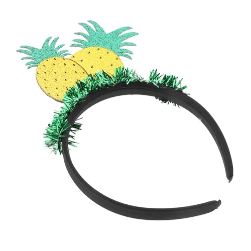 ARTSEWPLY Hawaii Party Haarband Ananas Motiv Flexibel Bequem für Mädchen Luau Poolparty Fotorequisite Strapazierfähiges Tropisches Stirnband von ARTSEWPLY