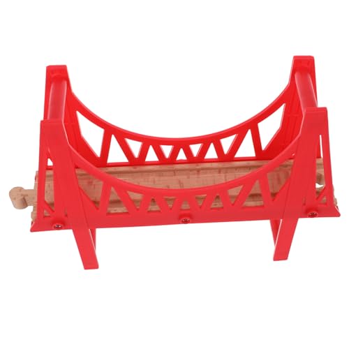 ARTSEWPLY Holzeisenbahn Brücke Doppelstock Hängebrücke DIY Modell Kompatibel mit Holzschienen Sets für Zug Zubehör Kreative Spielmöglichkeiten ARTSEWPLY Holzeisenbahn Brücke Doppelstock Hängebrücke DIY Modell Kompatibel mit Holzschienen Sets für Zug Zubehör Kreative Spielmöglichkeiten von ARTSEWPLY