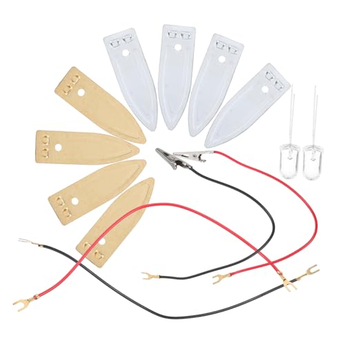 ARTSEWPLY Kupfer Messing Elektrodenstreifen für Fruchtbatterie Experiment Material Stabile Anodenplatten für Wissenschaftsunterricht DIY Stromerzeugung Lernmaterial für Schüler von ARTSEWPLY