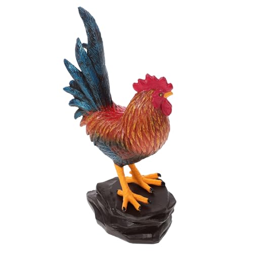 ARTSEWPLY Lebensechte Hahn Figur Garten Deko aus Robustem Kunststoff Wetterfestes Hühner Modell mit Detailreicher Bemalung Realistische Haltung als Gartenskulptur und Pädagogisches Teiliges ARTSEWPLY Lebensechte Hahn Figur Garten Deko aus Robustem Kunststoff Wetterfestes Hühner Modell mit Detailreicher Bemalung Realistische Haltung als Gartenskulptur und Pädagogisches Teiliges von ARTSEWPLY