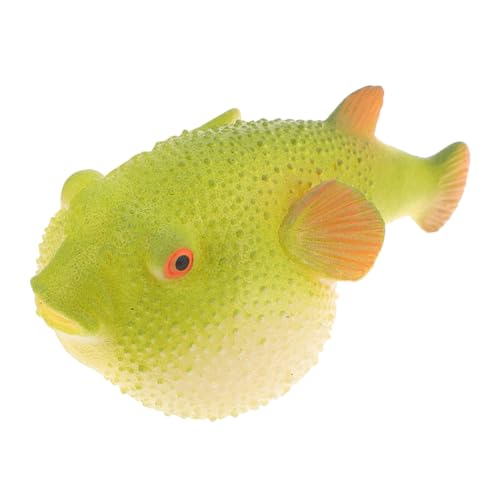 ARTSEWPLY Lustiges Pufferfish Decompression Kleines Kreatives Squeeze Toy aus Weichem TPR Stressreduzierendes Fidget Tool für Büro Schule Zuhause und Partydekoration von ARTSEWPLY