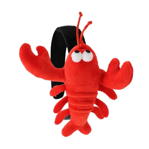 ARTSEWPLY Lustiges Rotes Hummer Stirnband Weiches Haarband für Damen Party und Halloween Kopfschmuck Modisches Accessoire für Festtage und Alltag von ARTSEWPLY