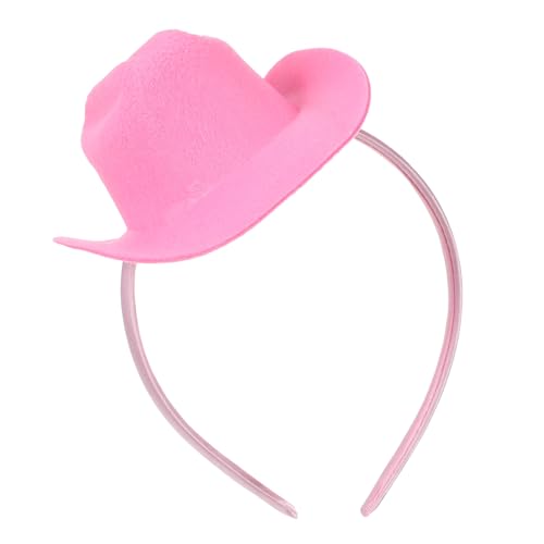 ARTSEWPLY Mini Cowgirl Hut Stirnband aus Elastischem Polyester Verstellbar und Bequem Modisches Party Karneval accessoire für Damen Vielseitig Einsetzbar bei Cosplay Tanz und ARTSEWPLY Mini Cowgirl Hut Stirnband aus Elastischem Polyester Verstellbar und Bequem Modisches Party Karneval accessoire für Damen Vielseitig Einsetzbar bei Cosplay Tanz und von ARTSEWPLY