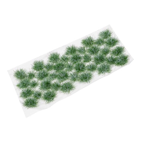 ARTSEWPLY Miniatur Grasbüschel Langlebig und UV beständig Statische Gras Cluster für Diorama Modellbau und Miniaturgärten Natürliche Außen deko für Garten und Landschaftsgestaltung von ARTSEWPLY