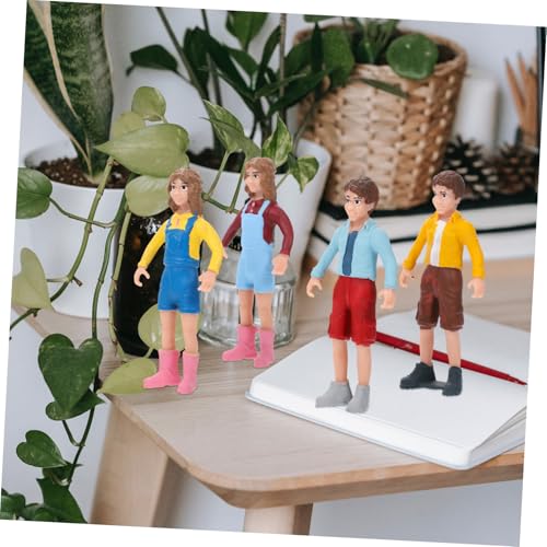ARTSEWPLY Miniatur Menschenfiguren PVC Stabil Detailreich für Modelleisenbahn Puppenhaus Miniaturszenen DIY Landschaft Geschenk für Sammler von ARTSEWPLY