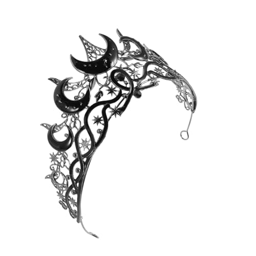 ARTSEWPLY Mond Sternenkronen-haarreif mit Funkelnden Strasssteinen Leichte Langlebige Hochzeits Geburtstagskrone für Damen für Halloween-party Cosplay und Bühnenauftritte ARTSEWPLY Mond Sternenkronen-haarreif mit Funkelnden Strasssteinen Leichte Langlebige Hochzeits Geburtstagskrone für Damen für Halloween-party Cosplay und Bühnenauftritte von ARTSEWPLY