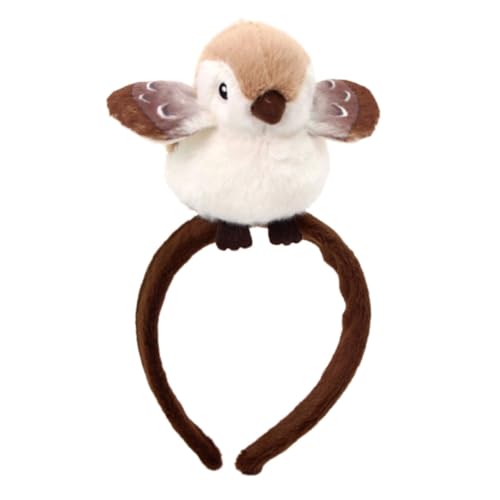 ARTSEWPLY Niedliches Cartoon Plüschvogel Stirnband Weiches und Bequemes Haarband für Erwachsene zum Gesichtwaschen Make Up Fotorequisite Einsetzbar und Komfortabel von ARTSEWPLY