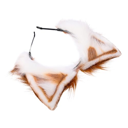 ARTSEWPLY Niedliches Katzenohren Haarband aus Plüsch Tierohren Stirnband für Mädchen Cosplay Accessoire Charmantes Faschingskostüm Zubehör für Karneval und Halloween ARTSEWPLY Niedliches Katzenohren Haarband aus Plüsch Tierohren Stirnband für Mädchen Cosplay Accessoire Charmantes Faschingskostüm Zubehör für Karneval und Halloween von ARTSEWPLY