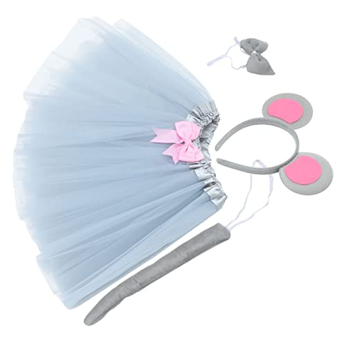 ARTSEWPLY Niedliches Kostüm Set mit Ohren Haarreif Schleife und Leichtes Tierkostüm für Cosplay Geburtstags und Festtagsfeiern ARTSEWPLY Niedliches Kostüm Set mit Ohren Haarreif Schleife und Leichtes Tierkostüm für Cosplay Geburtstags und Festtagsfeiern von ARTSEWPLY