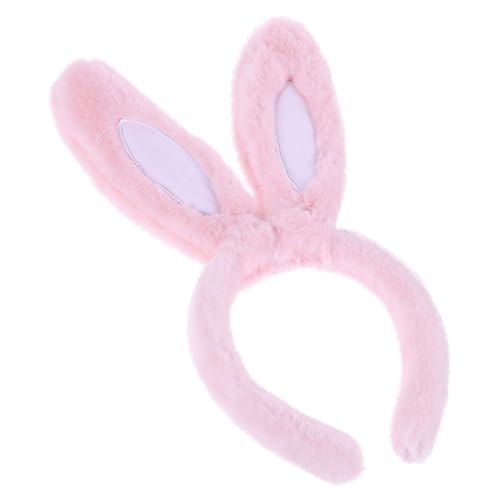 ARTSEWPLY Plüsch Hasenohren Haarband Damen Cosplay Stirnband Leichtes Weiches Bunny Ear Headwear für Party Ostern und Frauen Flauschiges Kaninchen Kostümzubehör von ARTSEWPLY
