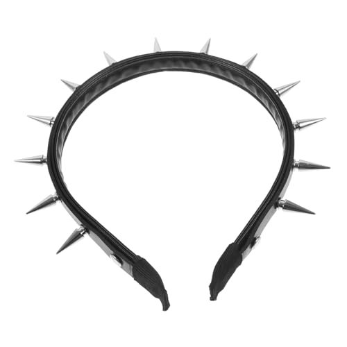 ARTSEWPLY Punk Rock Stirnband mit Nieten für Modisches Kopfstück für Festivals Partys und Cosplay Stabiler Sitz und Stylisches Design von ARTSEWPLY