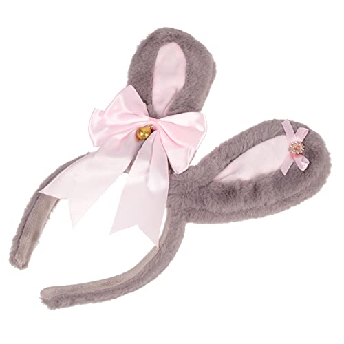 ARTSEWPLY Rabbit Ears Haarreif mit Schleifen Design Plüsch Kopfband für Ostern Partys und Kostüme Charmantes Haaraccessoire für Mädchen und Damen ARTSEWPLY Rabbit Ears Haarreif mit Schleifen Design Plüsch Kopfband für Ostern Partys und Kostüme Charmantes Haaraccessoire für Mädchen und Damen von ARTSEWPLY