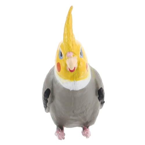 ARTSEWPLY Realistische Nymphensittich Figurine aus Hochwertigem Material Naturgetreues Design als Deko Vogel für Garten und Zuhause Stabile Detailgetreue Papagei Nachbildung für Sammler und von ARTSEWPLY