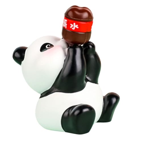 ARTSEWPLY Resin Panda Figurine Tischdekoration Leichte Realistische Tier Skulptur aus Harz für Garten Büro und Zuhause Kompakt und Tragbar Niedliches Panda Ornament für Landschaft und ARTSEWPLY Resin Panda Figurine Tischdekoration Leichte Realistische Tier Skulptur aus Harz für Garten Büro und Zuhause Kompakt und Tragbar Niedliches Panda Ornament für Landschaft und von ARTSEWPLY