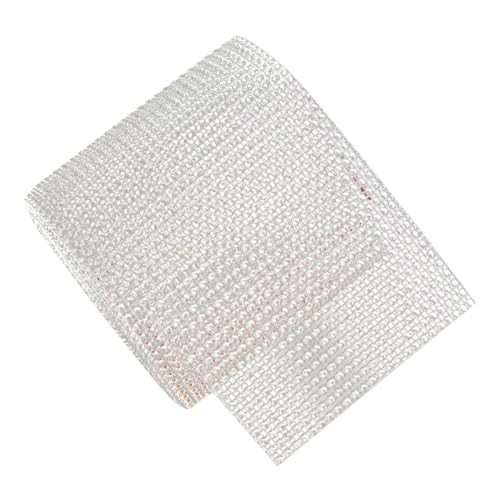 ARTSEWPLY Rhinestone Band Silber Reihen Kristall Mesh Dekoratives Strassband für Hochzeitstorten Geburtstagsdeko Handgemachte Bastelarbeiten Geschenkverpackung ARTSEWPLY Rhinestone Band Silber Reihen Kristall Mesh Dekoratives Strassband für Hochzeitstorten Geburtstagsdeko Handgemachte Bastelarbeiten Geschenkverpackung von ARTSEWPLY