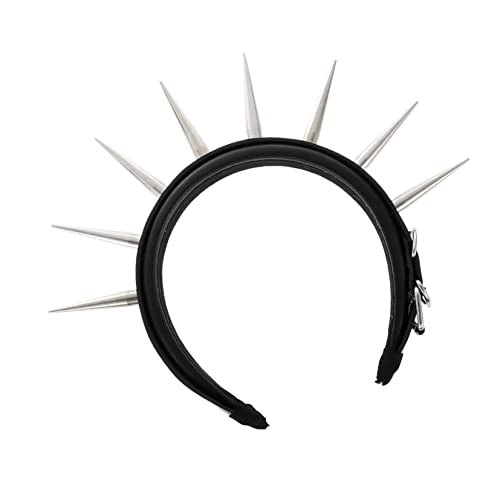 ARTSEWPLY Rivet Design Haarreif mit Stacheln Punk Stil Kopfschmuck für Musikfestivals Kostümpartys Halloween und Karneval Leicht und Langlebig für von ARTSEWPLY