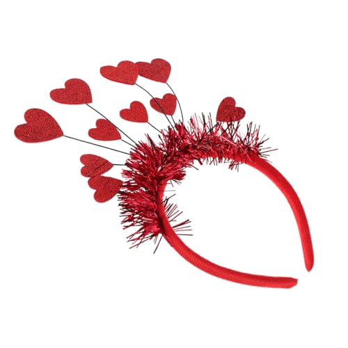 ARTSEWPLY Rotes Pailletten Herz Stirnband Cupid Haarreif Leichtes Partyaccessoire für Karneval Valentinstag Hochzeit Geburtstagsfeier Damen Kostümzubehör ARTSEWPLY Rotes Pailletten Herz Stirnband Cupid Haarreif Leichtes Partyaccessoire für Karneval Valentinstag Hochzeit Geburtstagsfeier Damen Kostümzubehör von ARTSEWPLY