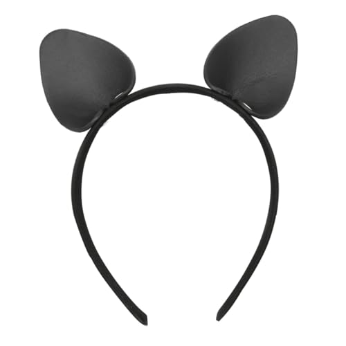 ARTSEWPLY Schwarzer Leder Haarreif mit Kreativen Hasenohren Damen Kopfschmuck für Party Cosplay und Karneval Verstellbar und Bequem Geeignet für Verschiedene Kostüme ARTSEWPLY Schwarzer Leder Haarreif mit Kreativen Hasenohren Damen Kopfschmuck für Party Cosplay und Karneval Verstellbar und Bequem Geeignet für Verschiedene Kostüme von ARTSEWPLY