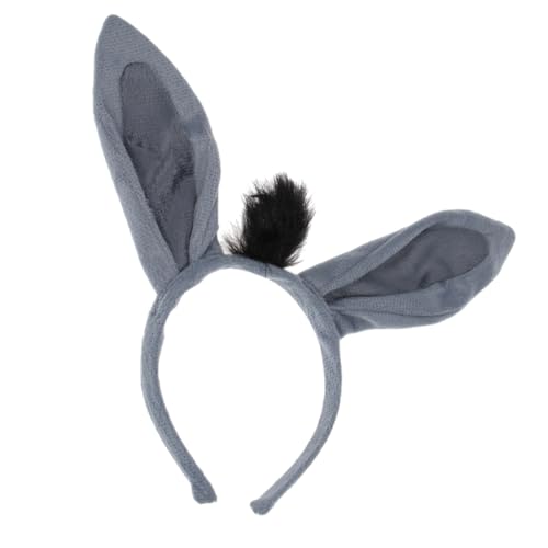 ARTSEWPLY Süßes Damen Stirnband mit Eselohren Tierisches Haaraccessoire für Partys Karneval und Maskeraden Leicht und Bequem Kostümzubehör für Kreative Looks von ARTSEWPLY