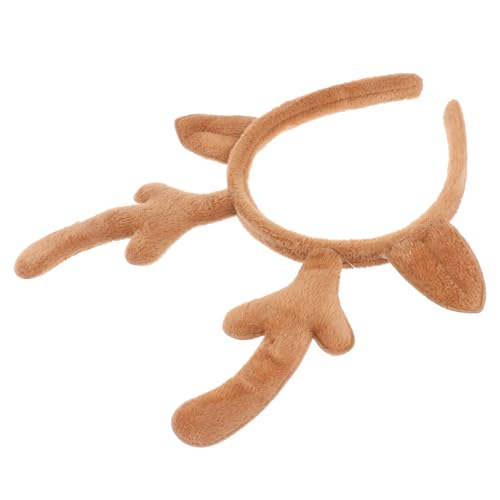 ARTSEWPLY Weihnachtlicher Rentier Haarreif Rentiergeweih Haarschmuck Komfortabel Strapazierfähig Festliche Party Accessoires für Mädchen von ARTSEWPLY