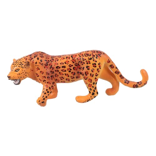 ARTSEWPLY Wildtier dekor Leopard Modell Realistisches Pädagogisches Tierornament Langlebige Desktop Figur für Wohnraum Schlafzimmer und Büro Geschenk für Tierfreunde von ARTSEWPLY