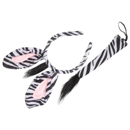 ARTSEWPLY Zebra Haarreifen Set Tier Cosplay Stirnband mit Modisches Karneval Kostüm Zubehör für Halloween Fasching Maskerade Party Geeignet für Erwachsene ARTSEWPLY Zebra Haarreifen Set Tier Cosplay Stirnband mit Modisches Karneval Kostüm Zubehör für Halloween Fasching Maskerade Party Geeignet für Erwachsene von ARTSEWPLY