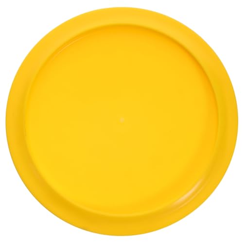 ARTSEWPLY -trainingsgerät Werfer Flugscheibe Softball Pitching Ausdauerhilfe Wurfscheibe Scheiben Fliegend Softball Pitching Release Point Hilfe Nickgeschwindigkeitstrainer Yellow TPE von ARTSEWPLY