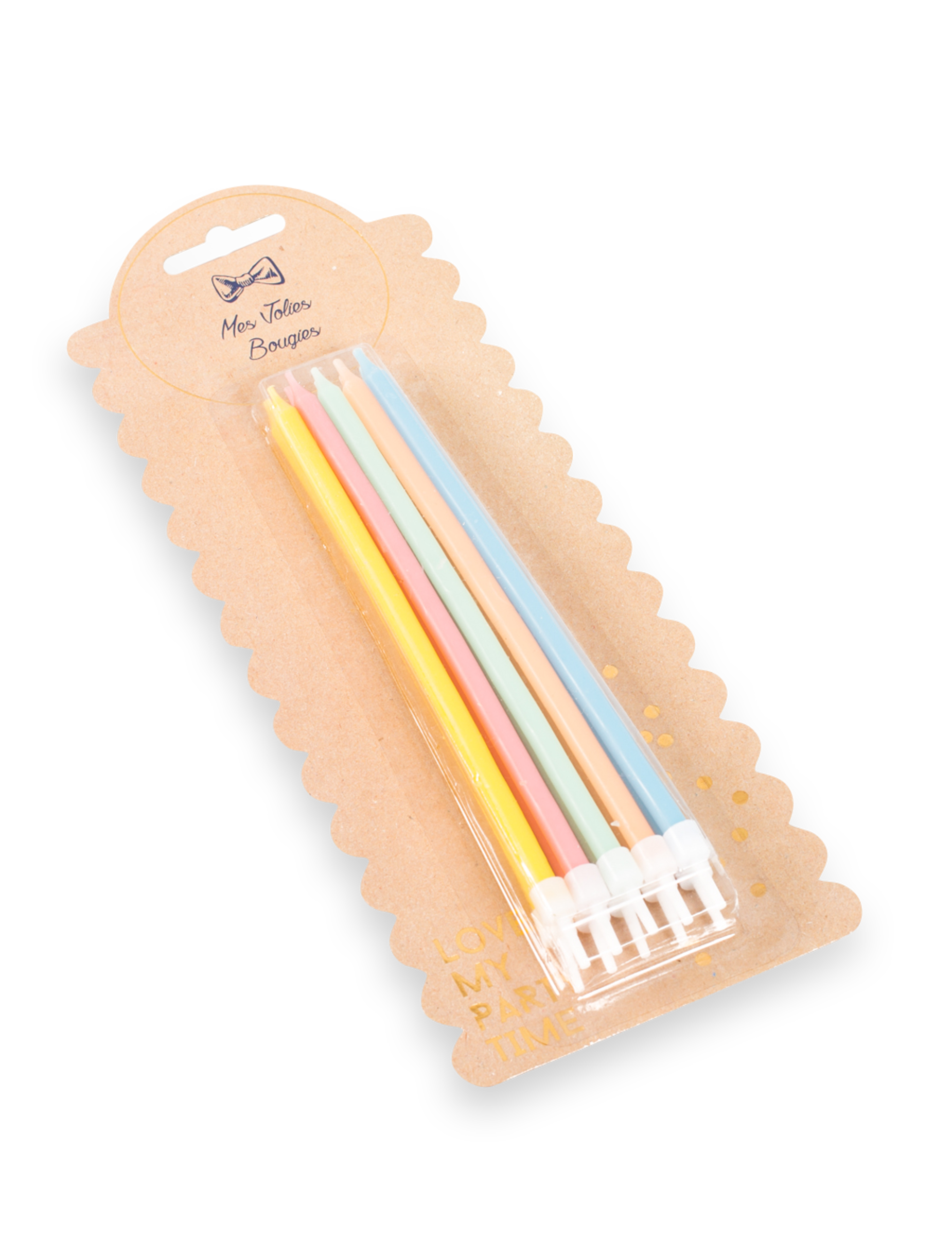 10 Geburtstagskerzen pastell 15 cm 10 Geburtstagskerzen pastell 15 cm von ARTYFETES