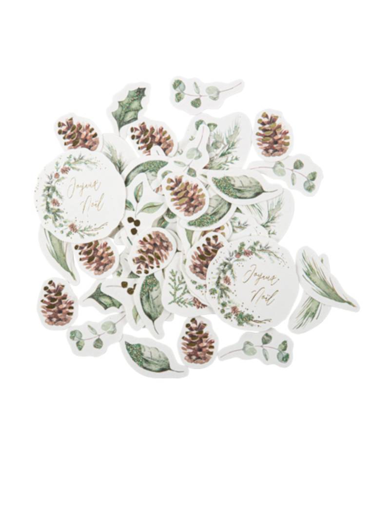 100 Konfetti Frohe Weihnachten Zauberwald 2 bis 6cm, Tischdeko 100 Konfetti Frohe Weihnachten Zauberwald 2 bis 6cm, Tischdeko von ARTYFETES
