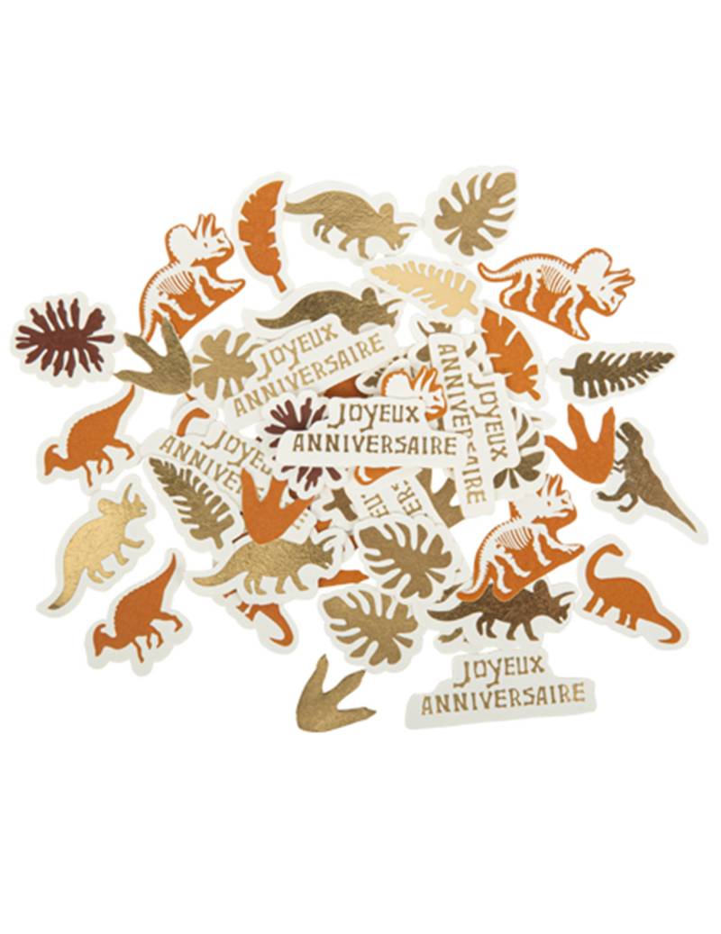 100 Streudeko Dinosaurier Konfetti 2 bis 5,5 cm von ARTYFETES
