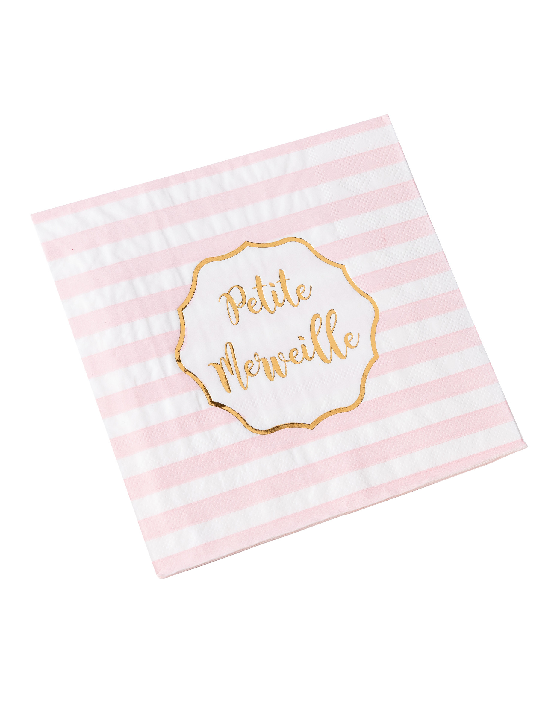 16 Rosa-Gold Papierservietten Kleine Wunder 33x33cm 16 Rosa-Gold Papierservietten Kleine Wunder 33x33cm von ARTYFETES