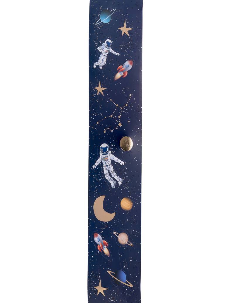 56 Weltraum-Sticker auf Rolle, Astronauten-Aufkleber 2-5 cm von ARTYFETES
