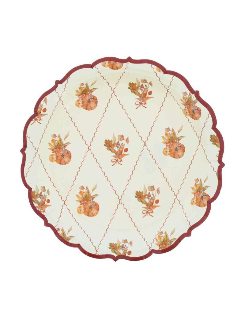 8 kleine Cottage Living Pappteller 18 cm 8 kleine Cottage Living Pappteller 18 cm von ARTYFETES