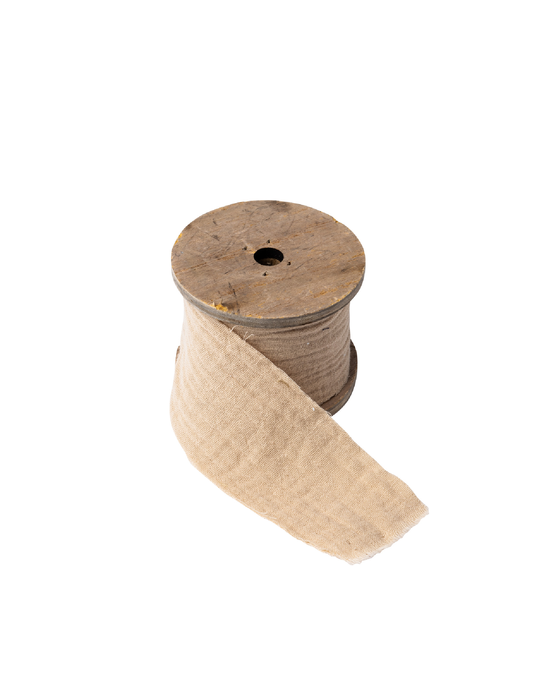 Baumwoll-Musselin Band Beige 4,5 cm x 3 m Boho-Stil Baumwoll-Musselin Band Beige 4,5 cm x 3 m Boho-Stil von ARTYFETES