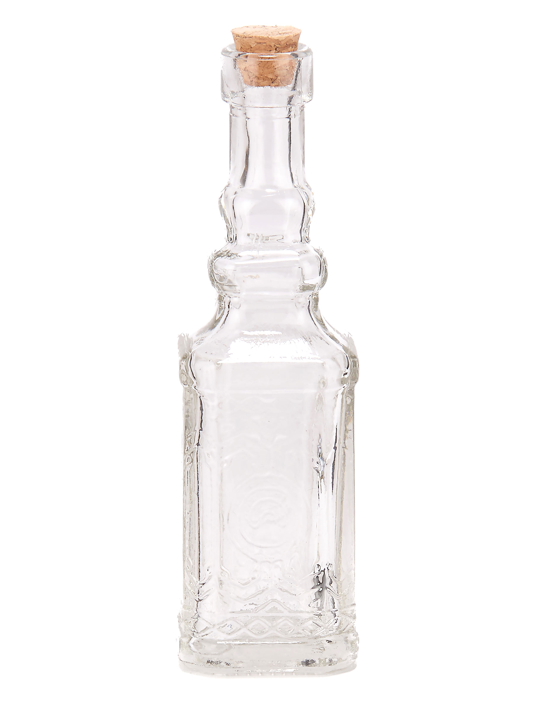 Glasflasche mit Korken transparent-beige Glasflasche mit Korken transparent-beige von ARTYFETES