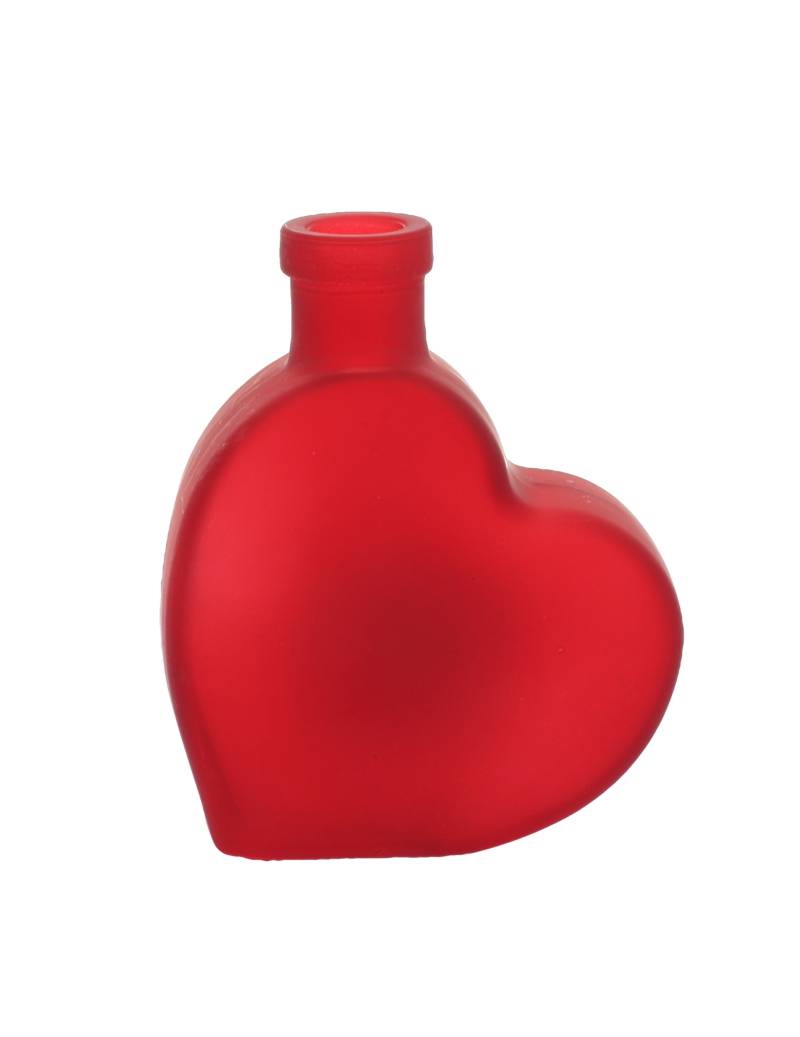 Glasvase Herz Rot 12,5 cm von ARTYFETES